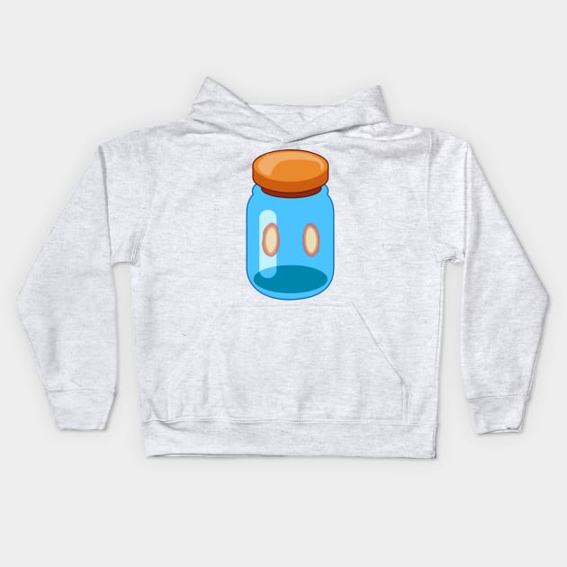 Slime in Jar [Genshin Impact] Kids Hoodie by Tad